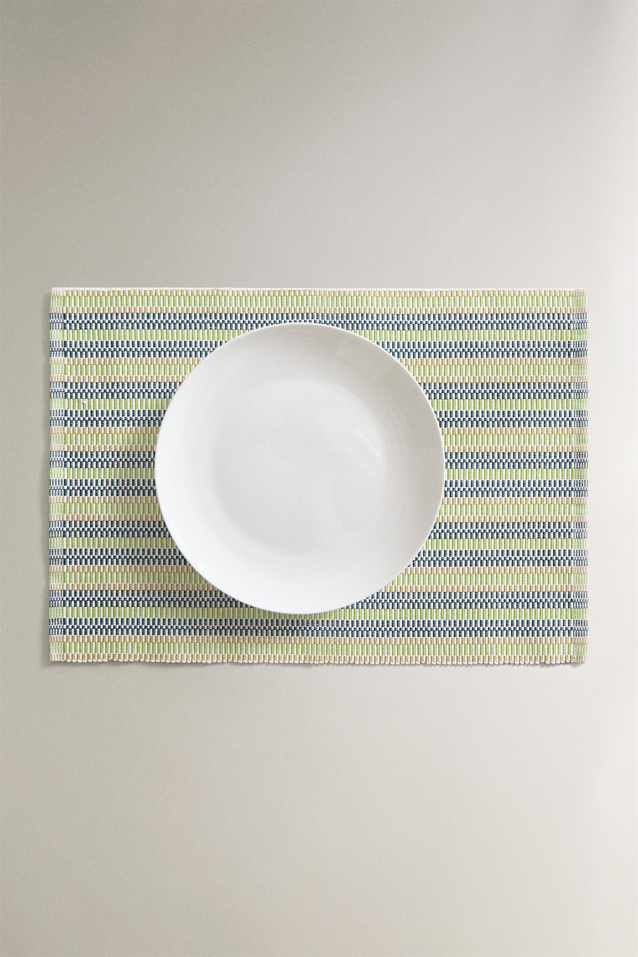 STRIPED COTTON PLACEMAT (SET OF 2)